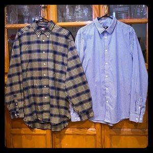 Tommy Hilfiger + H&M button down LOT 2 for 1 LARGE